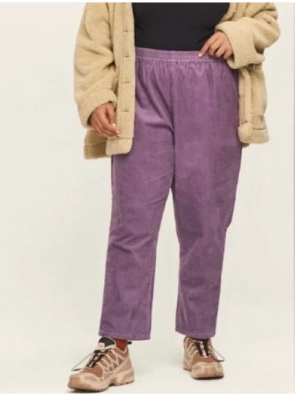 Lucy & Yak Purple Corduroy Joggers